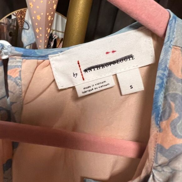 Anthropologie The Somerset Floral Print Jumpsuit Silk Organza Edition - Picture 7 of 7